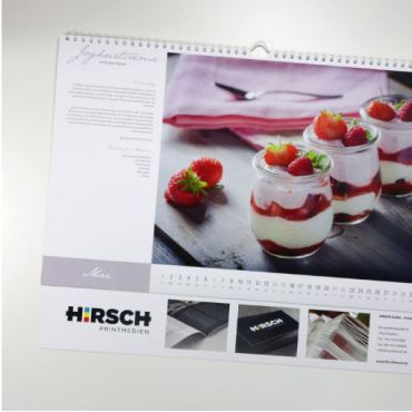 Food-Kalender Hirsch Druck